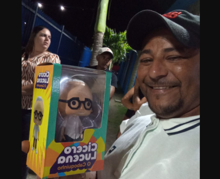 Orçamento Democrático em Itabaiana tem participação de Cícero Lucena e distribuição do boneco “O Caboclinho”