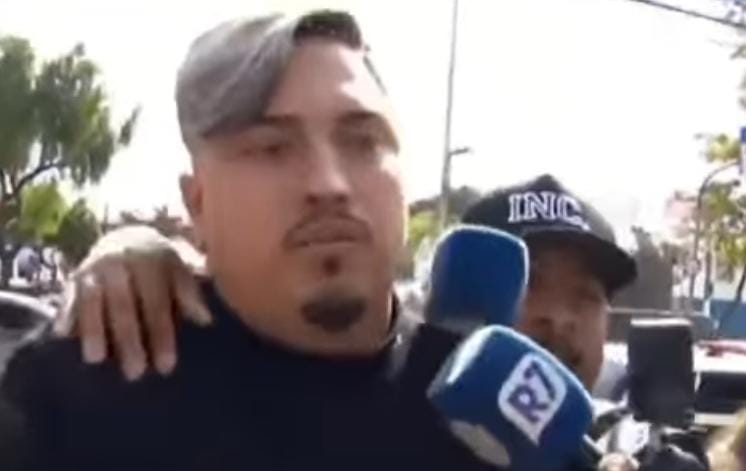Imprensa de São Paulo registra momento exato em que marido de Hytalo Santos chega à delegacia