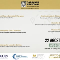 João Pessoa recebe Caravana Nacional da Cooperação Judiciária, que tem como objetivo combater a litigância abusiva