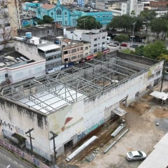Prefeitura de Campina Grande avança na revitalização e Cine Capitólio já conta com 40% das obras executadas