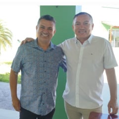 Prefeito Luiz Claudino e vereador Riva alinham projetos para o desenvolvimento de São João do Rio do Peixe