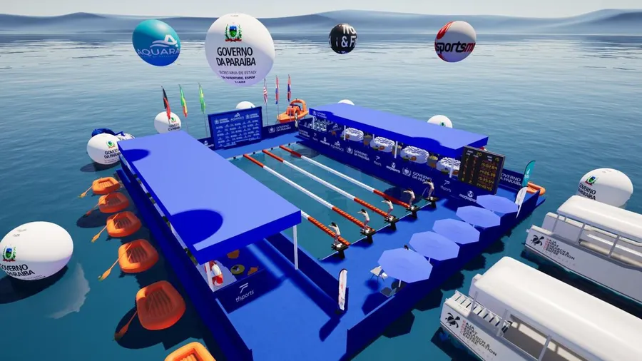 Paraíba World Beach Games terá competição inédita com piscina flutuante no mar do Bessa