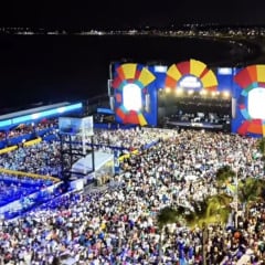 João Pessoa celebra 440 anos com recorde de público para show de Roberto Carlos na orla; assista