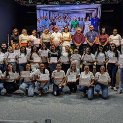 Alunos do Curso de Costureiro Industrial recebem certificados em solenidade realizada em Catolé do Rocha