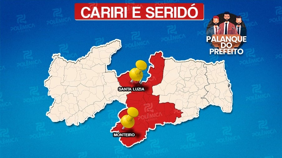 PALANQUE DO PREFEITO: Dos 44 gestores do Cariri e Seridó, Lucas e Efraim tem cada um 7 Prefeitos, enquanto João lidera com 31 e Veneziano é segundo no Senado