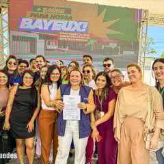 Prefeita Tacyana Leitão assina ordem de serviço para construção da base do Samu de Bayeux