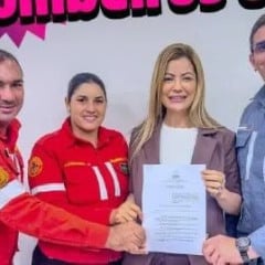 Compromisso com a segurança: Danielle do Vale discute demandas dos bombeiros civis