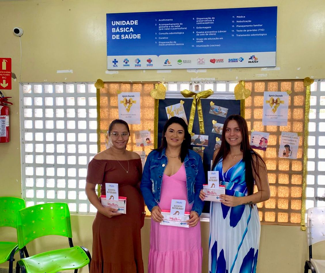 Agosto Dourado: Prefeitura de Boa Vista realiza programação especial com entrega de kits maternidade e fotos profissionais