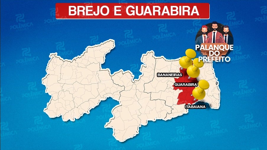 PALANQUE DO PREFEITO: Lucas é o líder isolado dentre os 31 Prefeitos do Brejo paraibano, com João e Veneziano liderando a disputa ao Senado