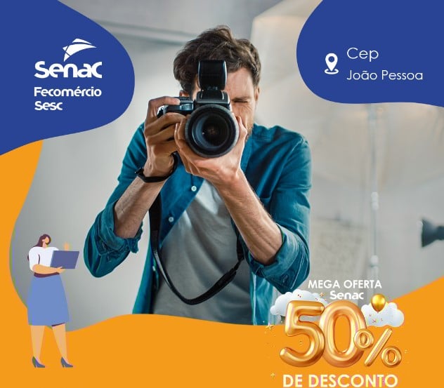Curso de Fotógrafo do CEP oferece 50% de desconto e transforma paixão em profissão
