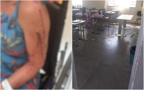Professora é atacada com faca por aluna de 14 anos durante aula; vítima já havia recebido ameaça