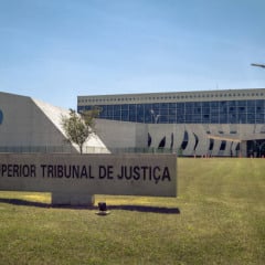 Brasilia, Brazil - Aug 24, 2018: Superior Superior Tribunal de Justica - STJ - Brasília, Distrito Federal