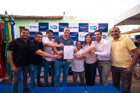 Prefeito Major Sidnei assina ordem de serviço para pavimentação de rua principal da Usina Santa Helena