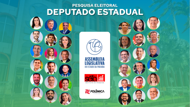 PRÉ-CANDIDATOS ESTADUAIS MAIS LEMBRADOS: Pesquisa Seta/Polêmica aponta os 36 nomes que seriam eleitos em agosto - VEJA LISTA