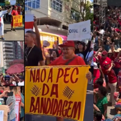 Milhares de pessoas vão às ruas em João Pessoa e em todo o Brasil contra PEC da Blindagem e Anistia; veja vídeos