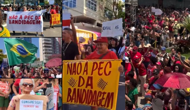 Milhares de pessoas vão às ruas em João Pessoa e em todo o Brasil contra PEC da Blindagem e Anistia; veja vídeos