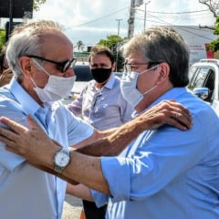 Cícero Lucena e João Azevêdo em 2021. Foto: José Marques