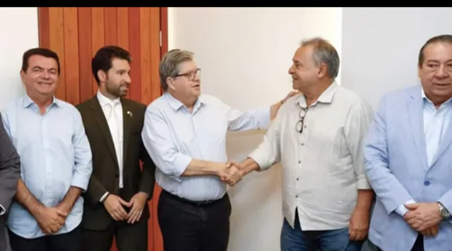 Prefeito e vice-prefeito de Salgado e Michel Henrique se reúnem com o Governador