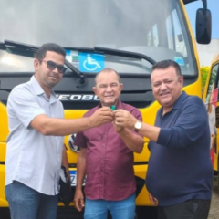 Conceição recebe mais um ônibus escolar para reforçar a tropa municipal