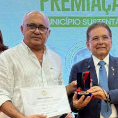 Pelo 2º ano consecutivo, Pedras de Fogo conquista 1º lugar em prêmio de municípios sustentáveis