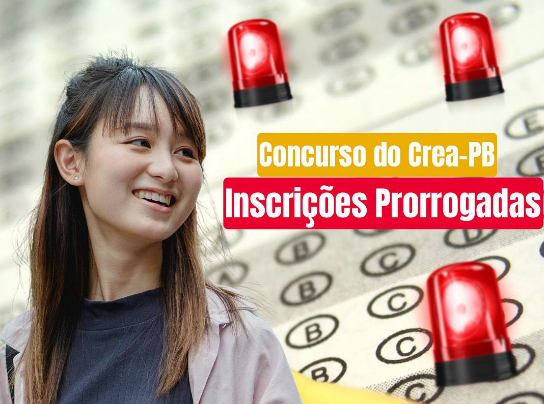 Inscrições do Concurso do Crea-PB são prorrogadas até 2 de outubro