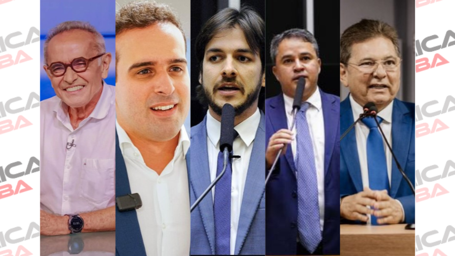 DATA RANKING: Cícero lidera corrida para governador seguido por Lucas Ribeiro, em João Pessoa