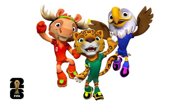 FIFA revela os mascotes da Copa do Mundo de 2026; confira