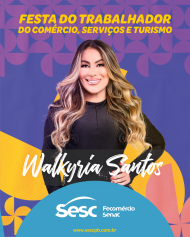 Walkyria Santos realiza show gratuito na orla de João Pessoa neste domingo