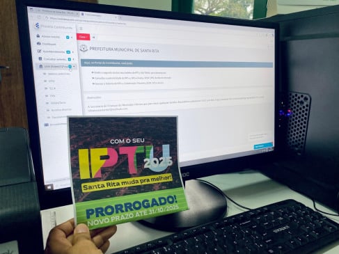 Prazo para pagamento do IPTU 2025 sem multas e juros é prorrogado em Santa Rita