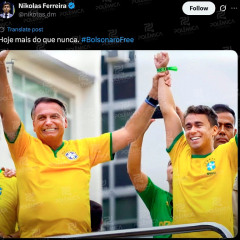 Hashtag “#BolsonaroFree” vira piada nas redes por erro de tradução