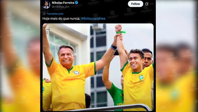 Hashtag “#BolsonaroFree” vira piada nas redes por erro de tradução