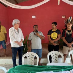 Ricardo Coutinho visita Aldeia na Baía da Traição e recebe apoio de lideranças indígenas