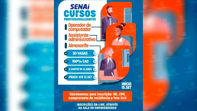 Boa Vista oferece mais de 100 vagas em cursos profissionalizantes gratuitos com certificado nacional