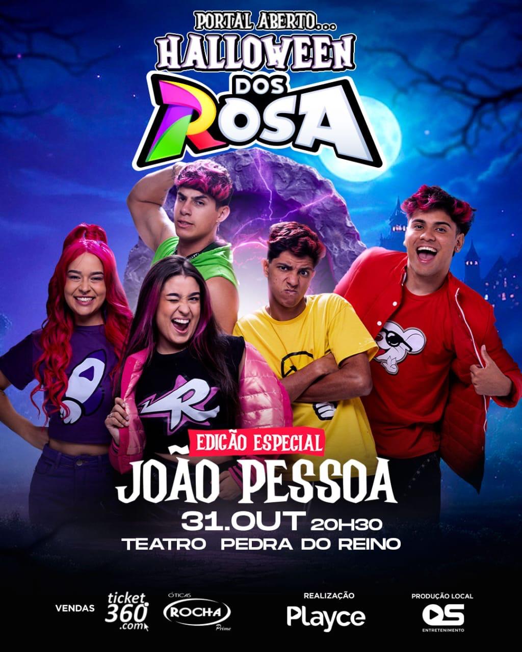 Halloween Dos Rosa em João Pessoa terá mudança de local e ingressos com reembolso garantido