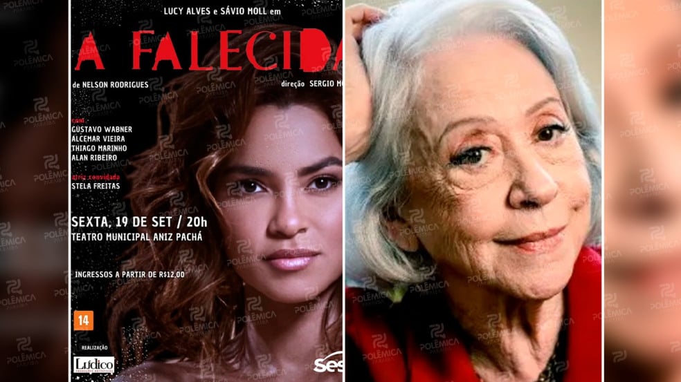 Lucy Alves assume papel que já foi de Fernanda Montenegro em texto de Nelson Rodrigues