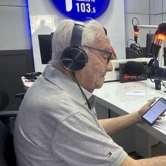 Barbosa da Silva, na Rádio Progresso.