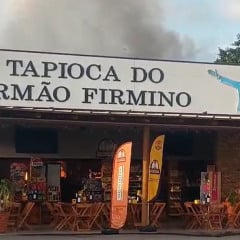 APREENSÃO NO CAJÁ: Incêndio atinge tradicional Tapioca do Irmão Firmino - VEJA O VÍDEO