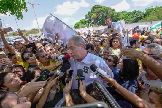 Ciro Gomes na campanha para Presidência em 2022. Foto: Leo Canabarro