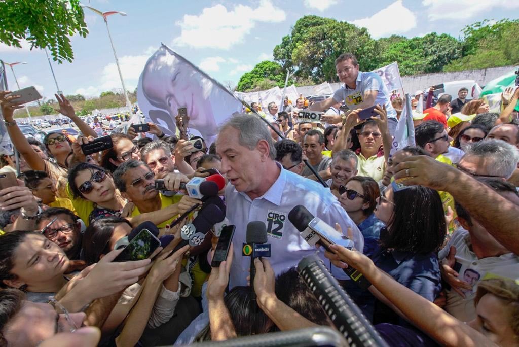 Ciro Gomes na campanha para Presidência em 2022. Foto: Leo Canabarro