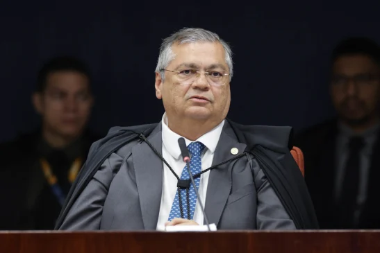 Ministro do STF Flávio Dino vota no julgamento dos réus do Núcleo 1 da trama golpista, julgamentos da Ação Penal 2668 - Núcleo 1. Foto: Rosinei Coutinho/STF