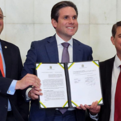Hugo Motta e Dinho assinam criação da Rede Legislativa Metropolitana