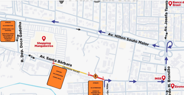 Semob-JP interdita trecho de Avenida nos Bancários por 30 dias para obra de drenagem