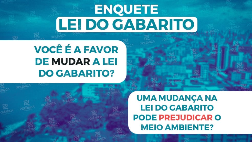 Enquete Polêmica Paraíba: altura dos prédios deve ser revista pela Lei do Gabarito? - Vote